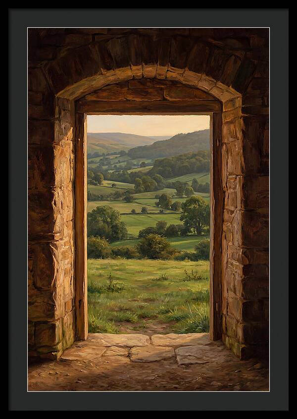 Stone Field Barn Doorway