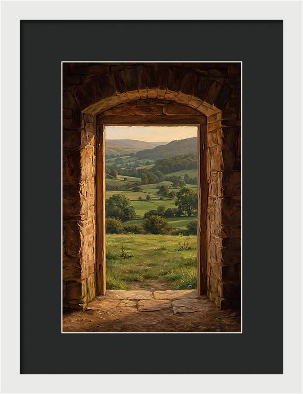Stone Field Barn Doorway