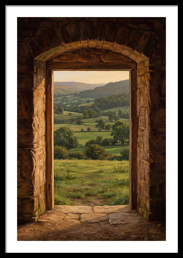 Stone Field Barn Doorway