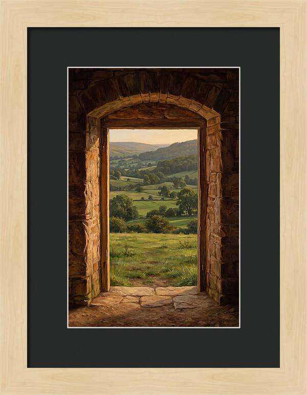 Stone Field Barn Doorway