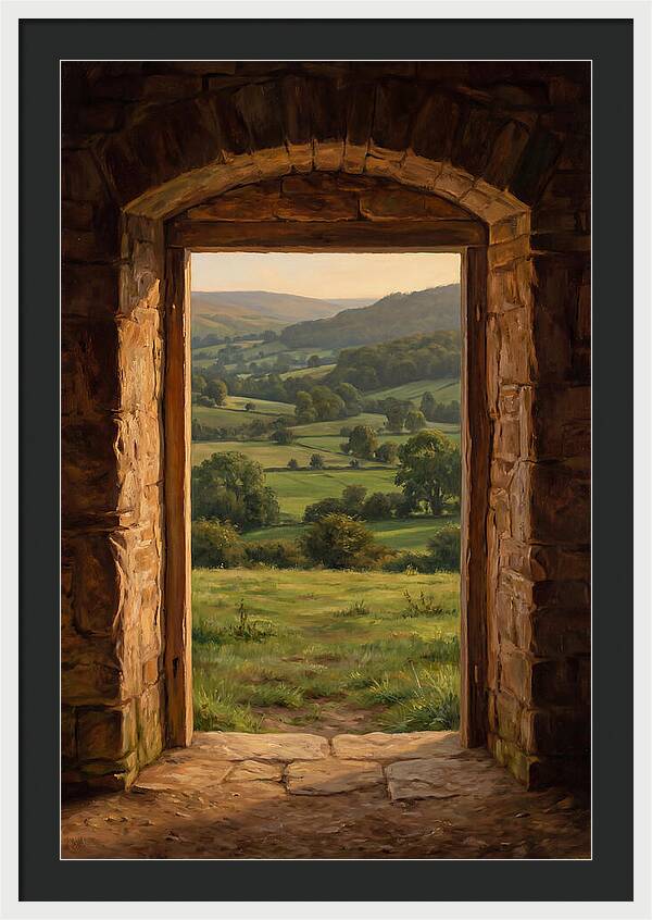 Stone Field Barn Doorway