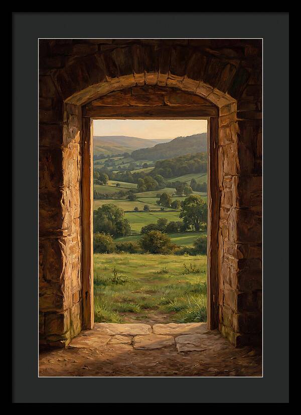 Stone Field Barn Doorway