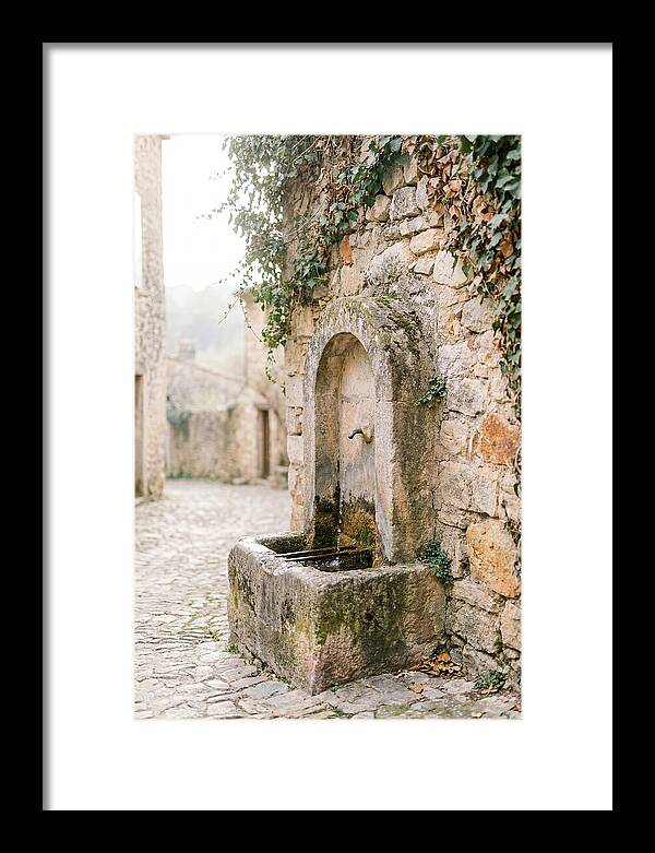 Stone Fountain In Village