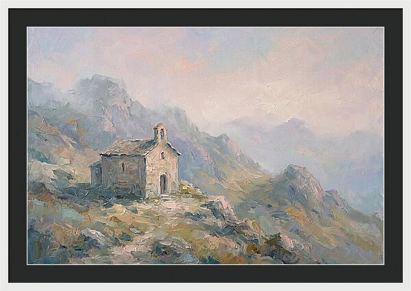 Stone Hermitage Chapel In Mountains