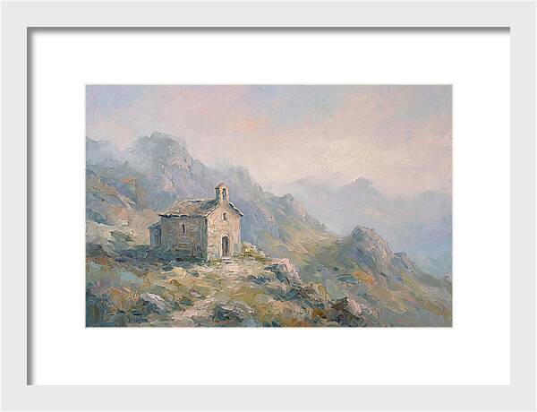Stone Hermitage Chapel In Mountains
