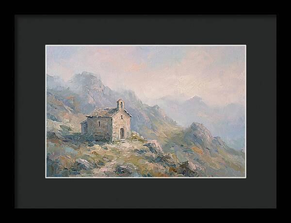 Stone Hermitage Chapel In Mountains