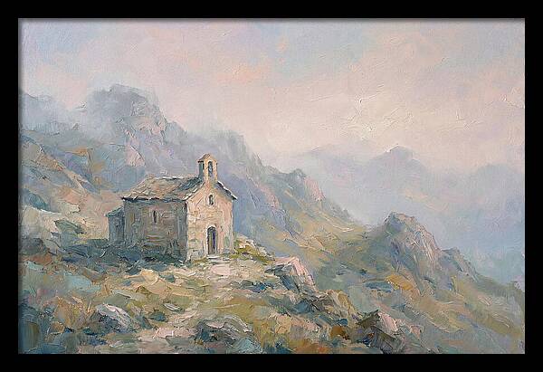 Stone Hermitage Chapel In Mountains