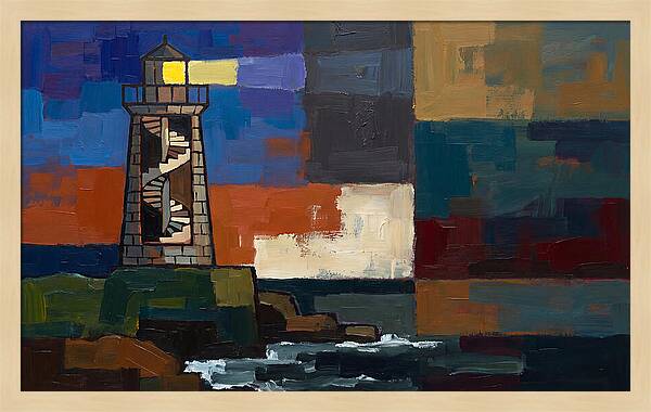 Stone Lighthouse With Spiral Staircase