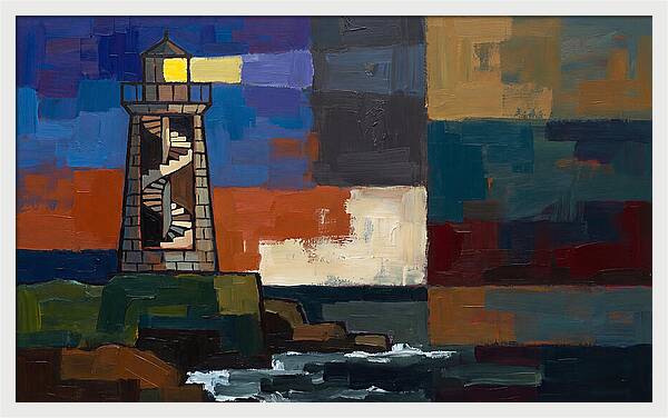 Stone Lighthouse With Spiral Staircase