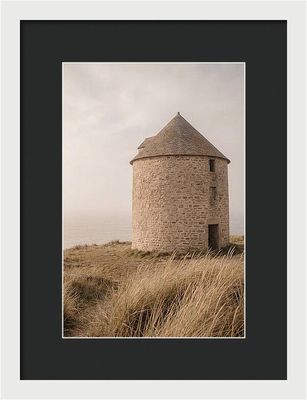 Stone Mill By The Sea