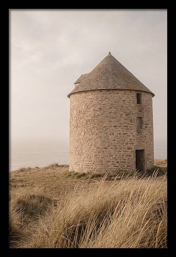 Stone Mill By The Sea