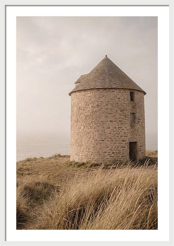 Stone Mill By The Sea