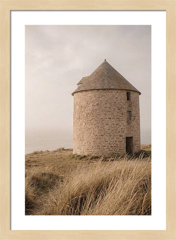 Stone Mill By The Sea