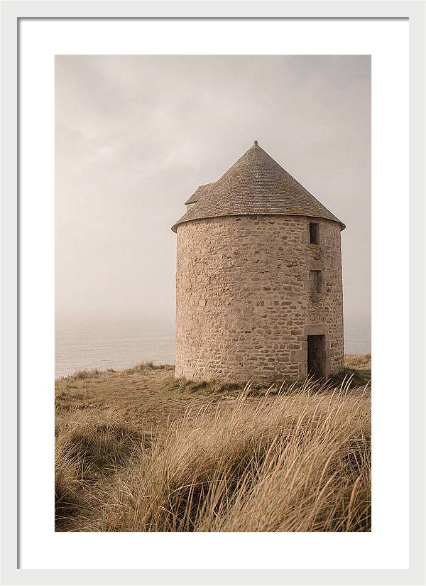 Stone Mill By The Sea