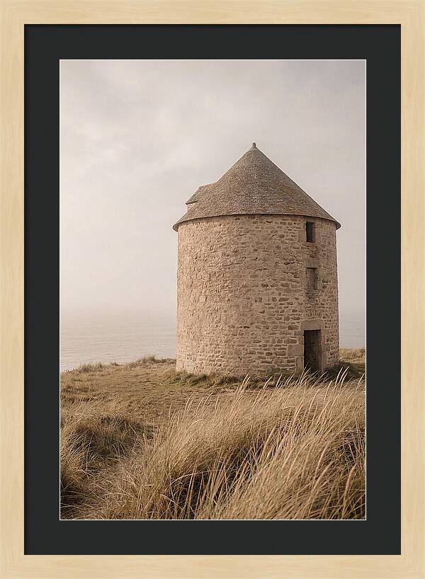 Stone Mill By The Sea