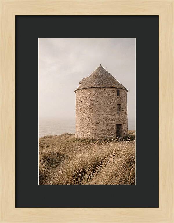 Stone Mill By The Sea
