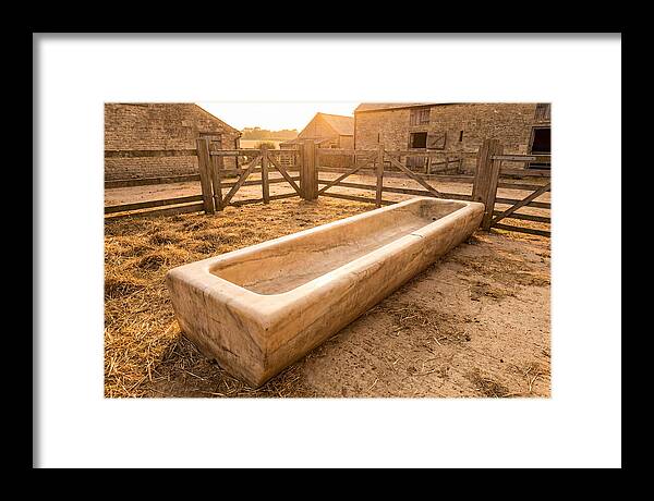 Stone Pig Feeding Trough