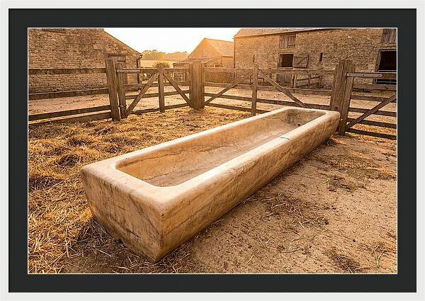 Stone Pig Feeding Trough