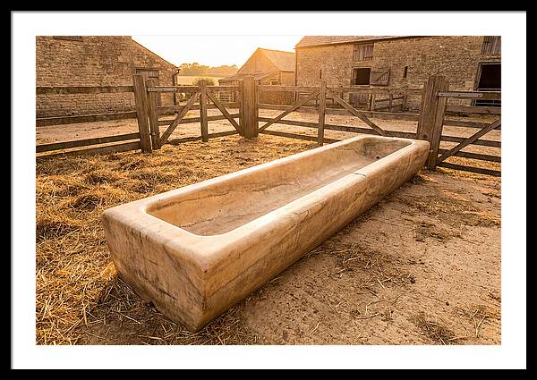 Stone Pig Feeding Trough