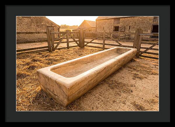 Stone Pig Feeding Trough