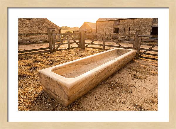 Stone Pig Feeding Trough