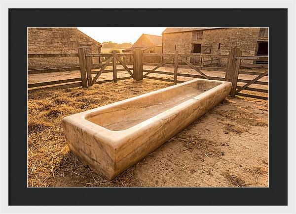 Stone Pig Feeding Trough