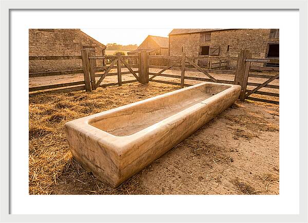 Stone Pig Feeding Trough