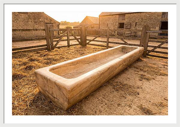 Stone Pig Feeding Trough