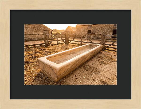 Stone Pig Feeding Trough