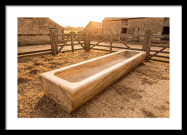 Stone Pig Feeding Trough