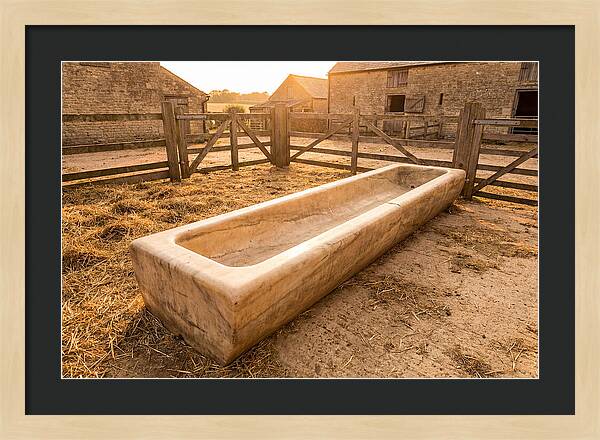 Stone Pig Feeding Trough