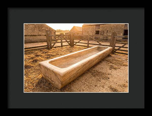 Stone Pig Feeding Trough