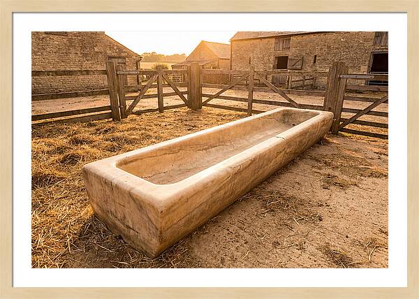 Stone Pig Feeding Trough