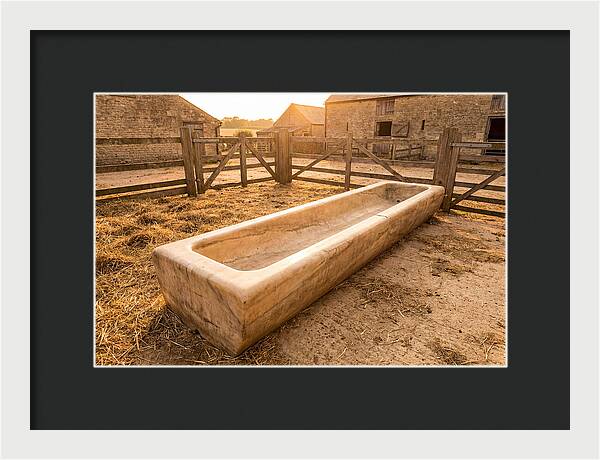 Stone Pig Feeding Trough