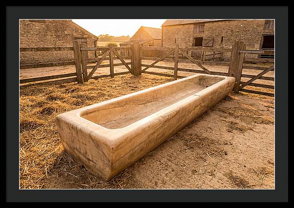 Stone Pig Feeding Trough