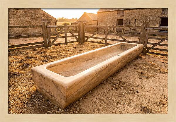 Stone Pig Feeding Trough