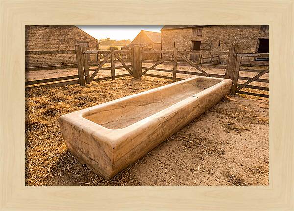 Stone Pig Feeding Trough