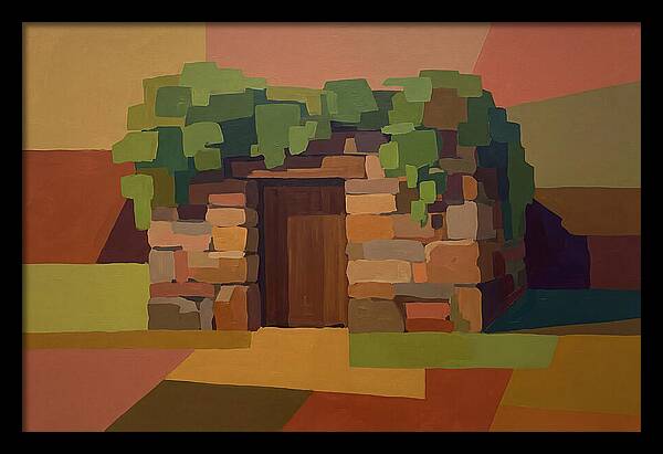 Stone Pigsty Embraced By Nature