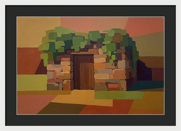 Stone Pigsty Embraced By Nature