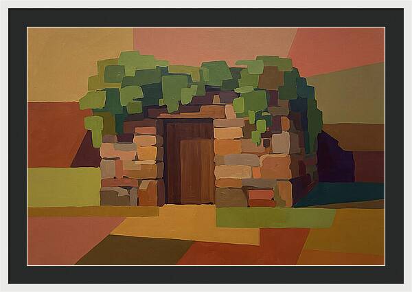 Stone Pigsty Embraced By Nature