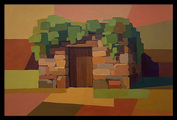 Stone Pigsty Embraced By Nature