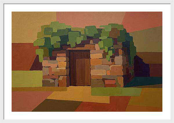 Stone Pigsty Embraced By Nature