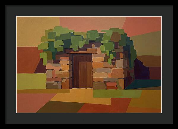 Stone Pigsty Embraced By Nature