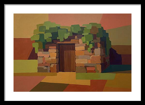 Stone Pigsty Embraced By Nature