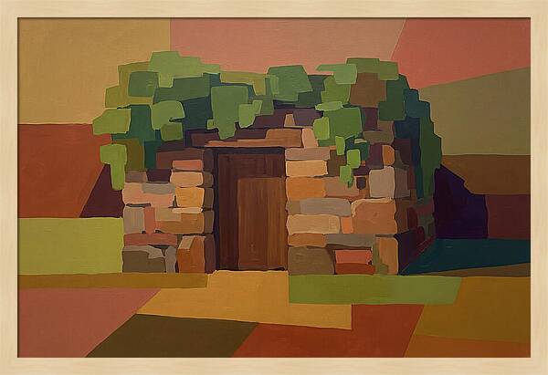 Stone Pigsty Embraced By Nature