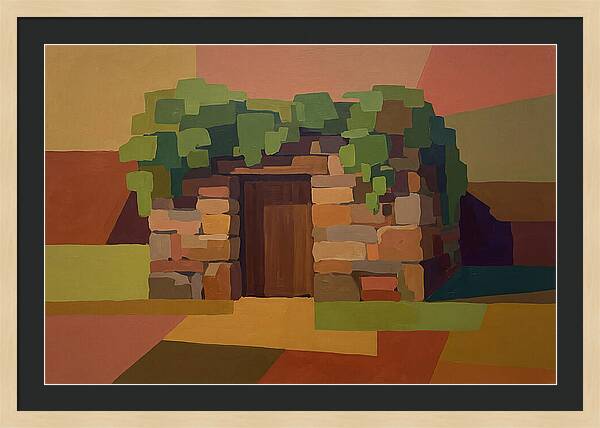Stone Pigsty Embraced By Nature
