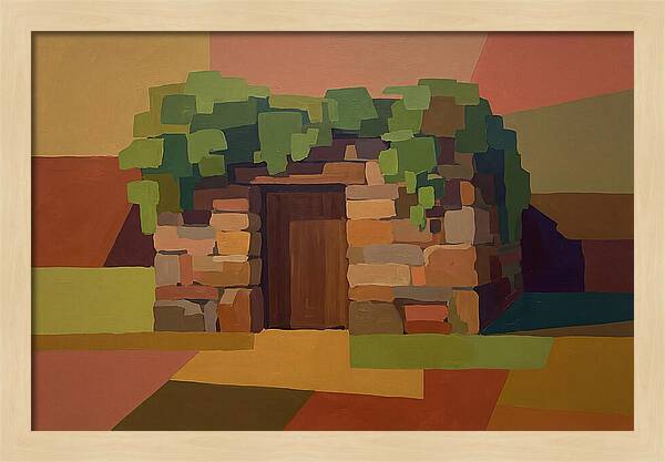 Stone Pigsty Embraced By Nature