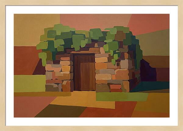 Stone Pigsty Embraced By Nature