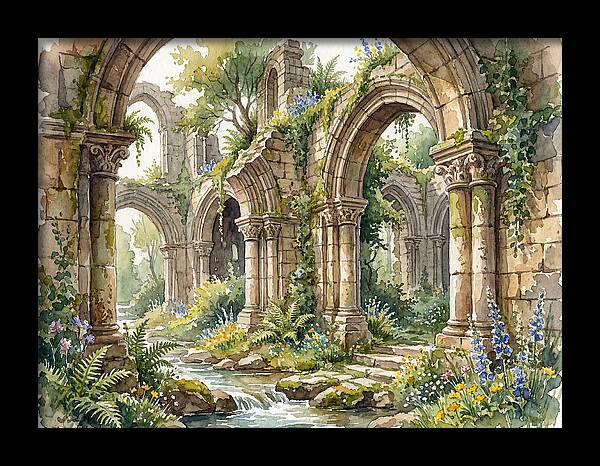 Stone Ruins Amidst Nature