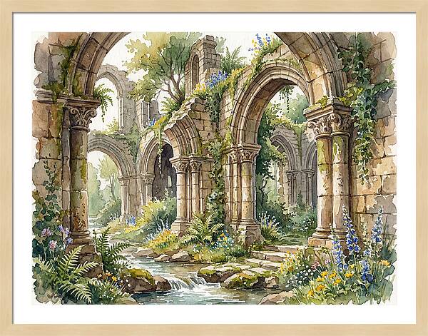 Stone Ruins Amidst Nature